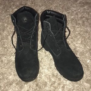 Black on black timberlands